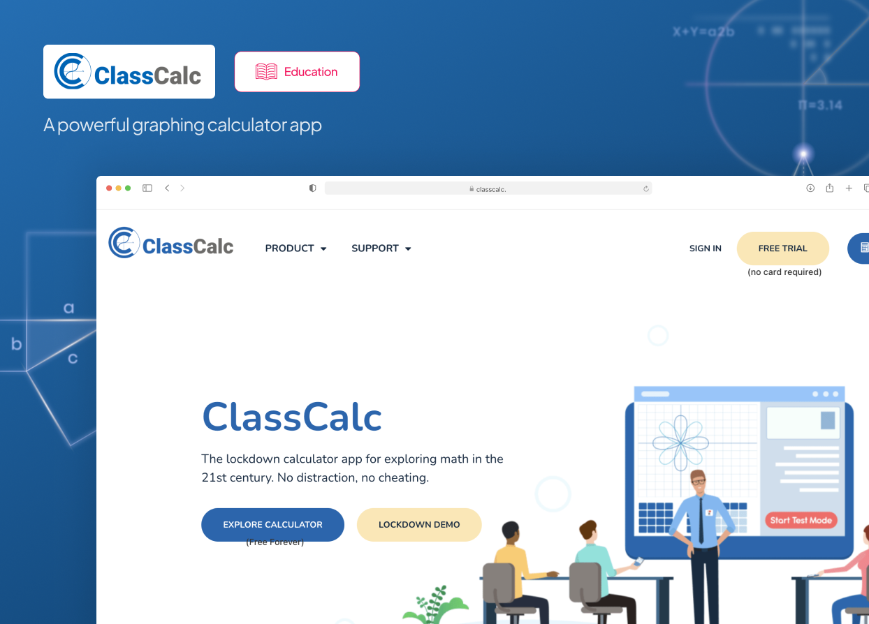 ClassCalc Website View