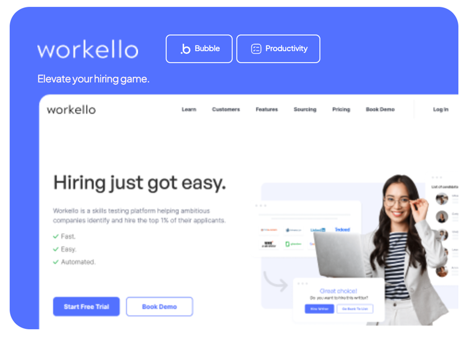 Workello - custom platform made by AppMakers LA